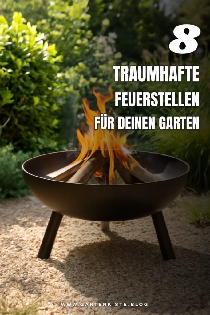 8 traumhafte Feuerstellen für deinen Garten im Sommer 2026