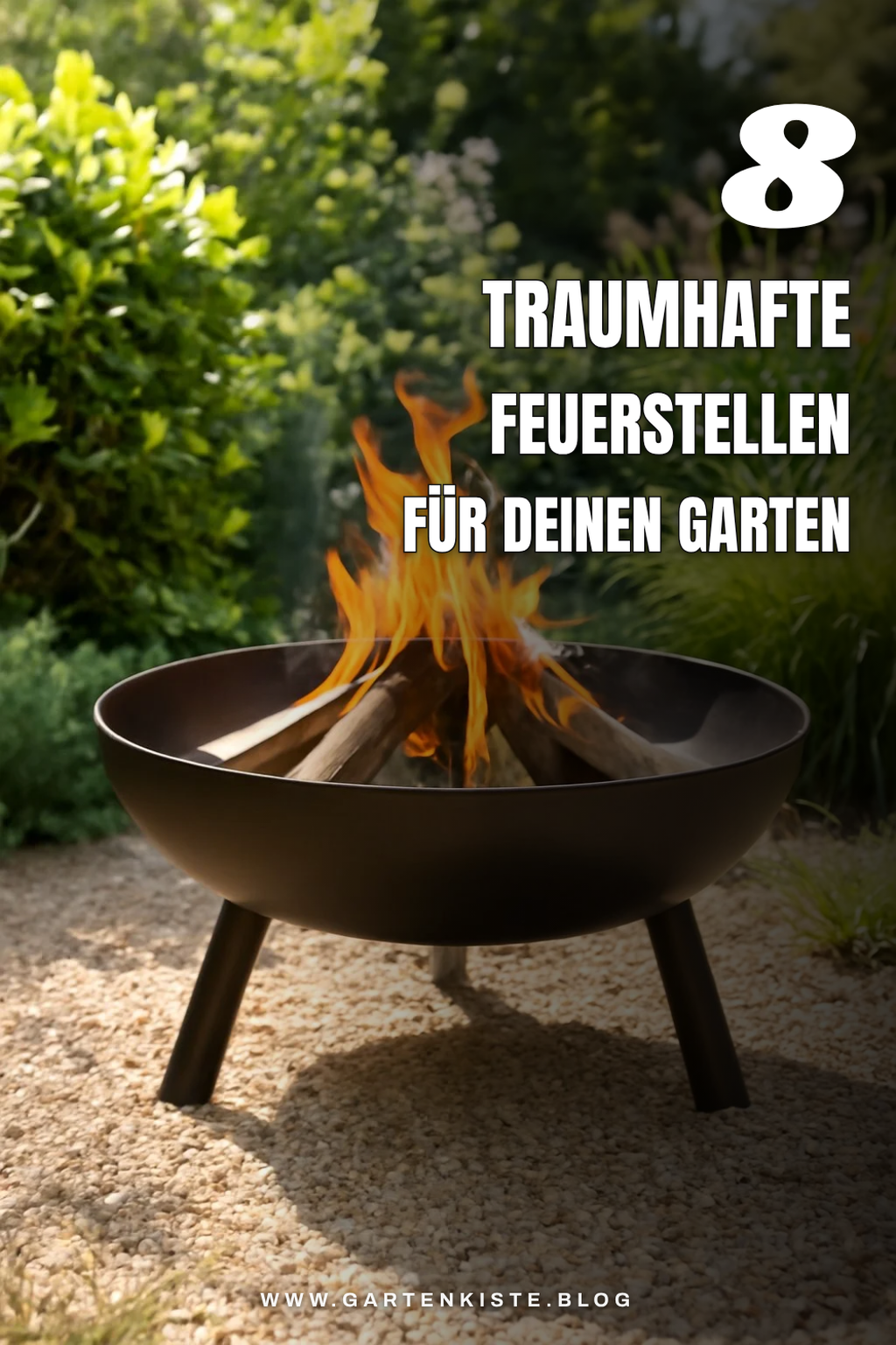 8 traumhafte Feuerstellen für deinen Garten im Sommer 2026