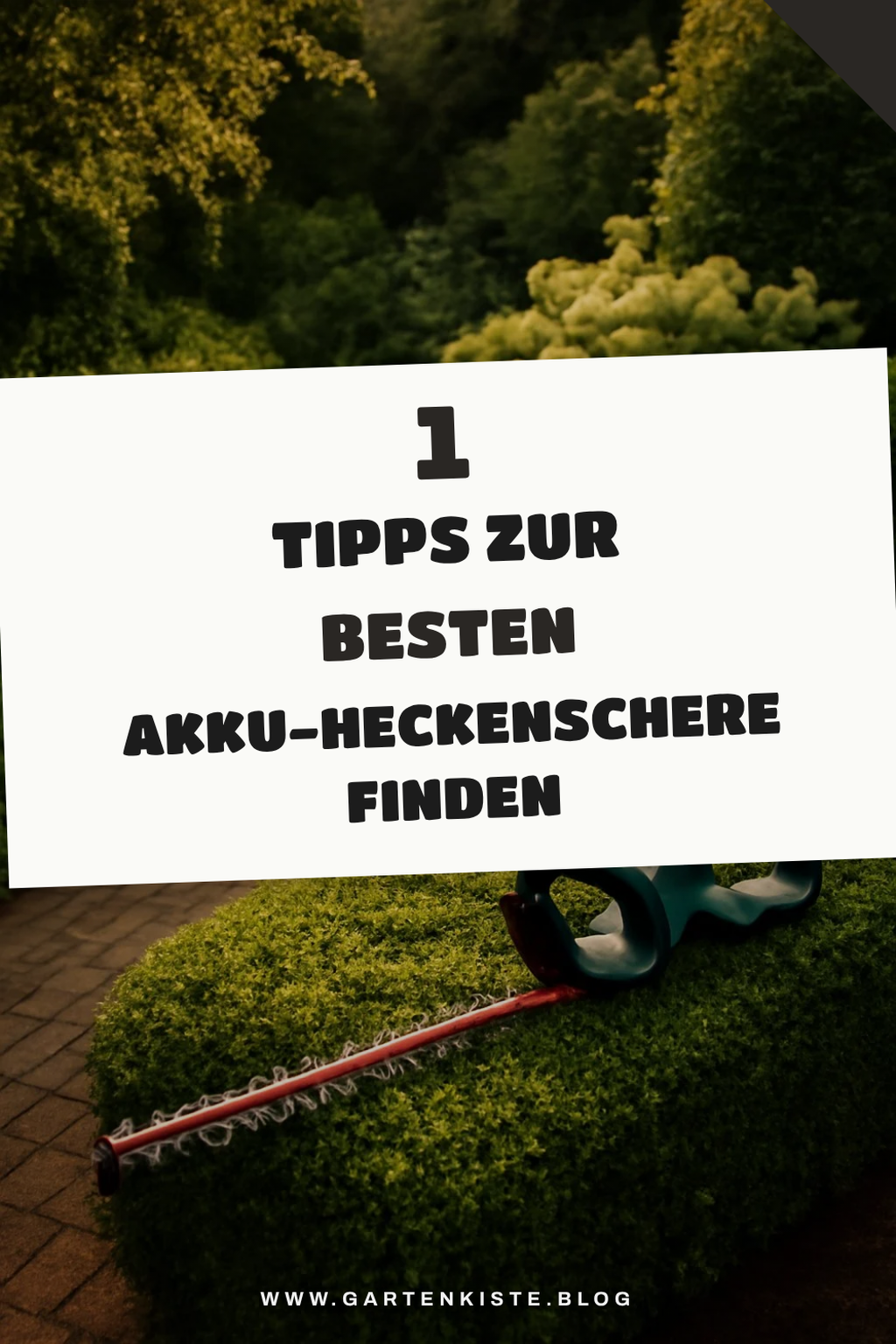 So findest du die beste Akku-Heckenschere für deinen Garten