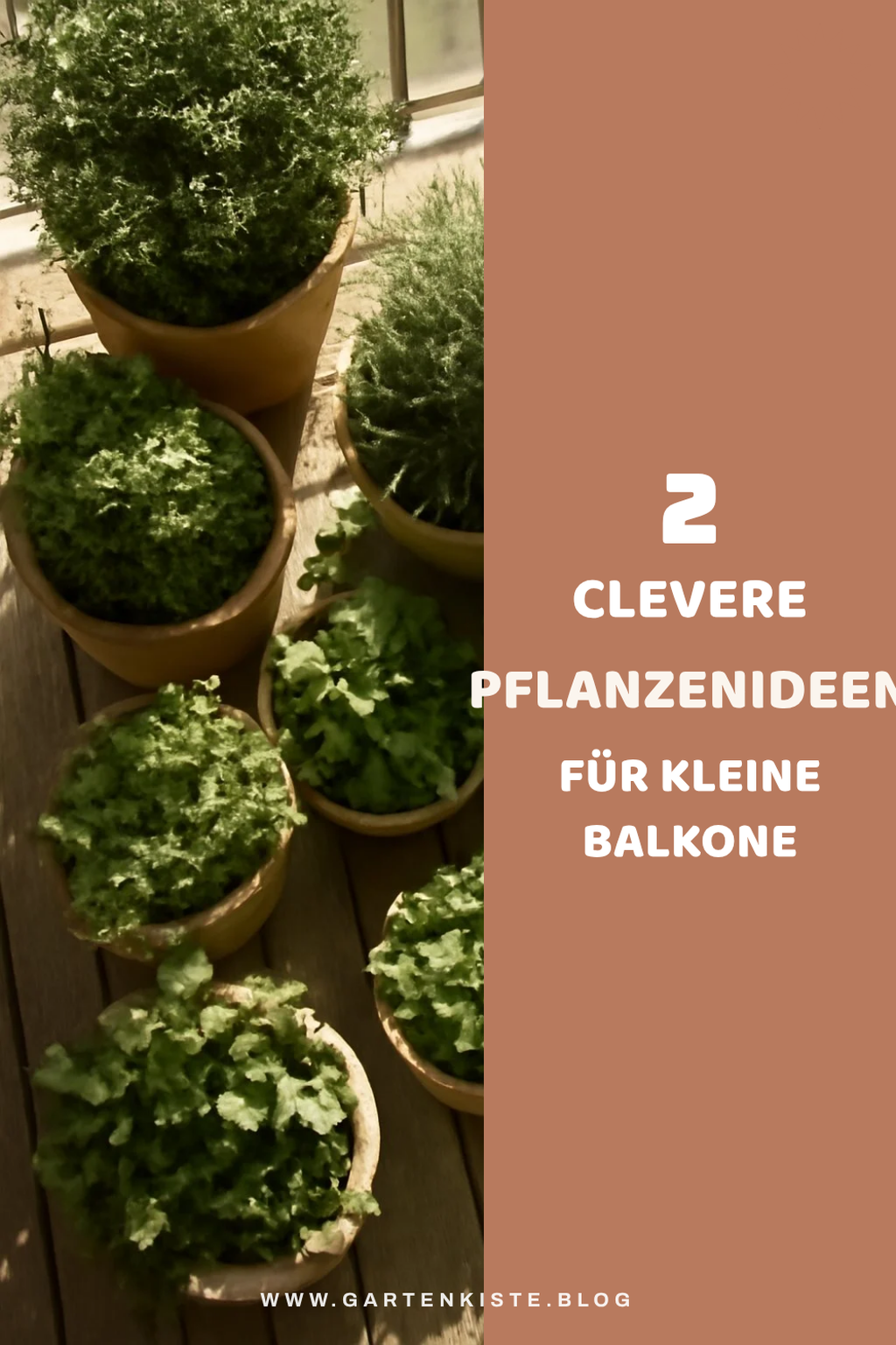Kreative Ideen für kleine Balkone