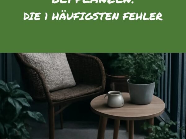 Balkon bepflanzen: Die 1 häufigsten Fehler vermeiden