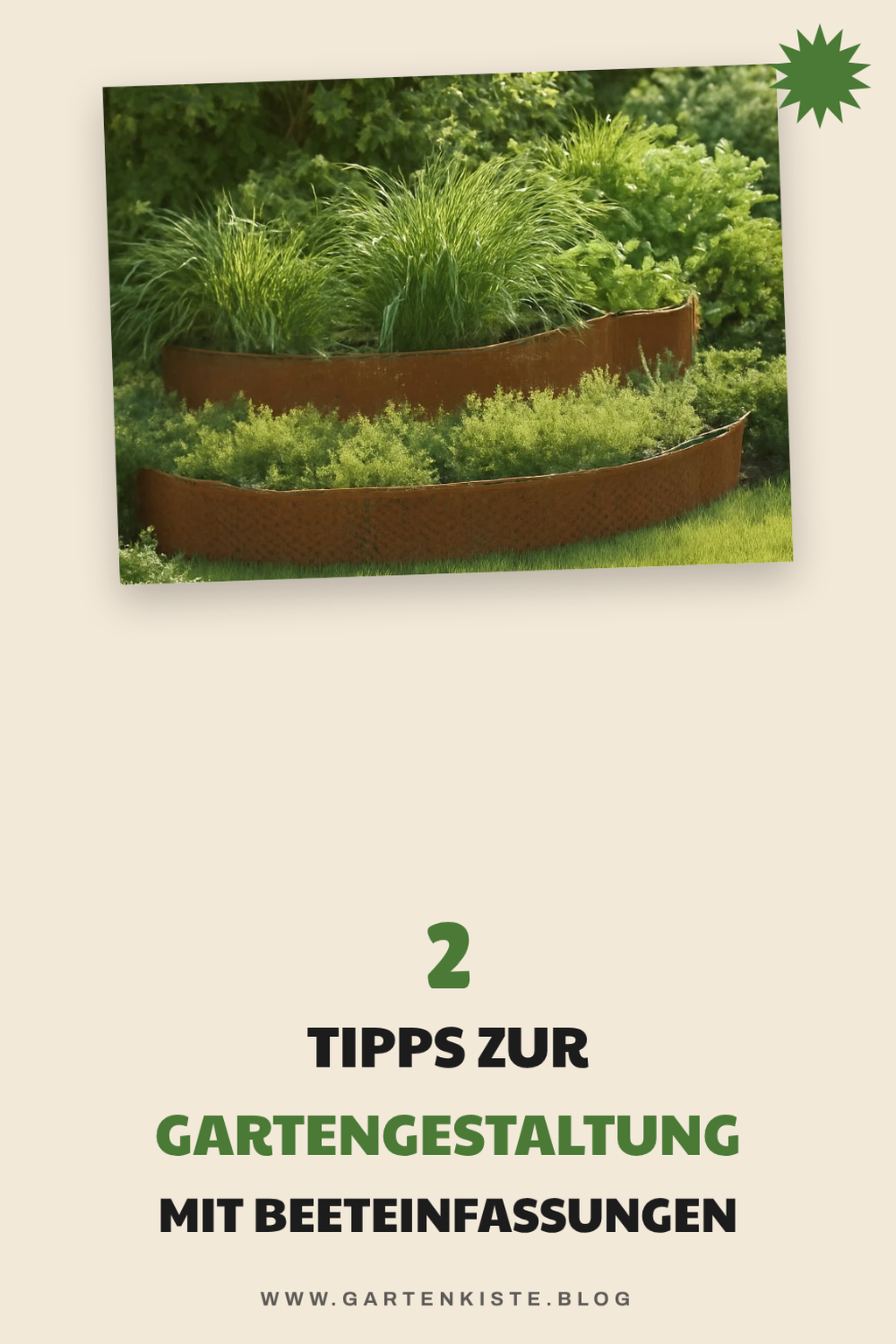 So integrierst du Beeteinfassungen in dein Gartendesign