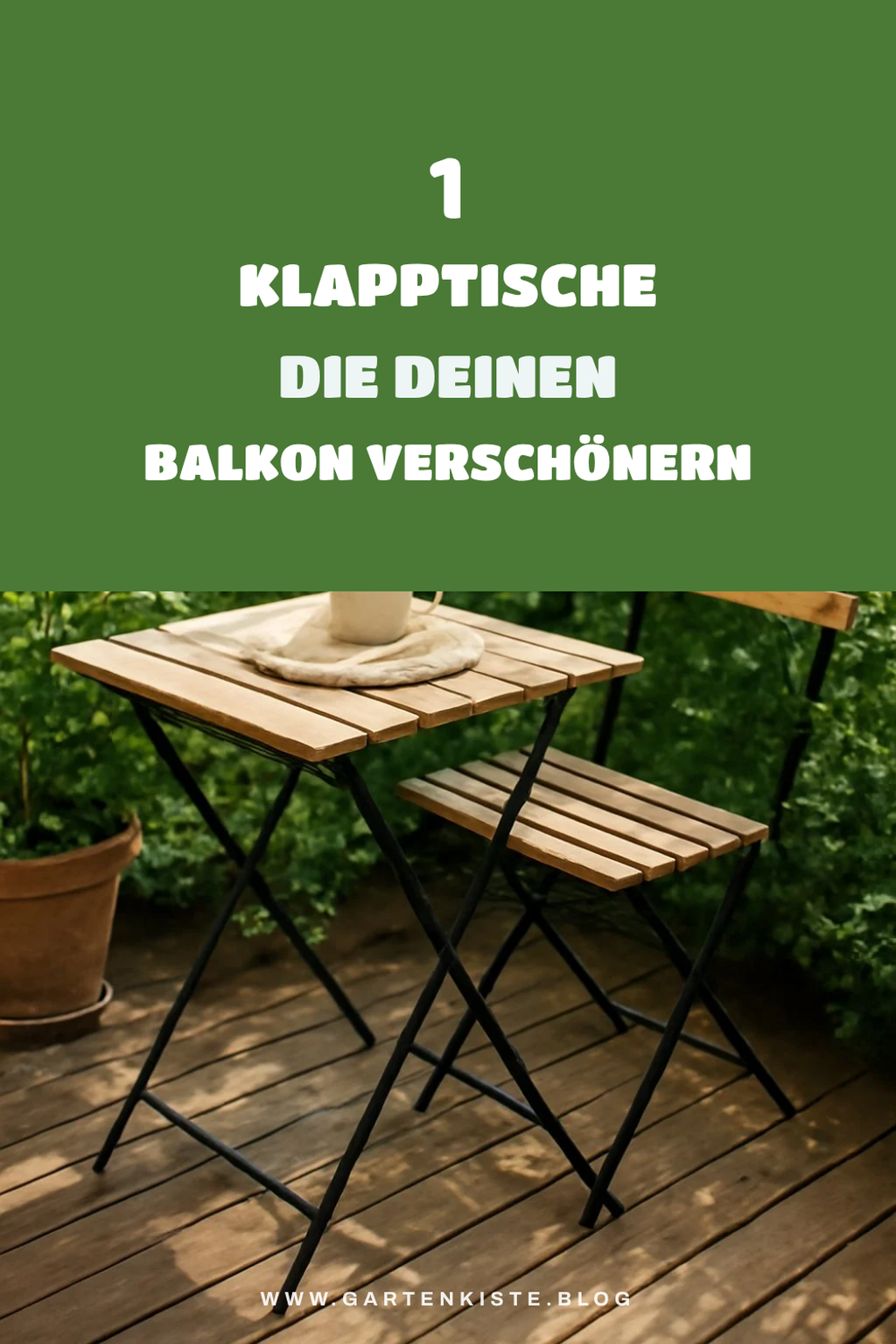 Die besten Klapptische für kleine Balkone