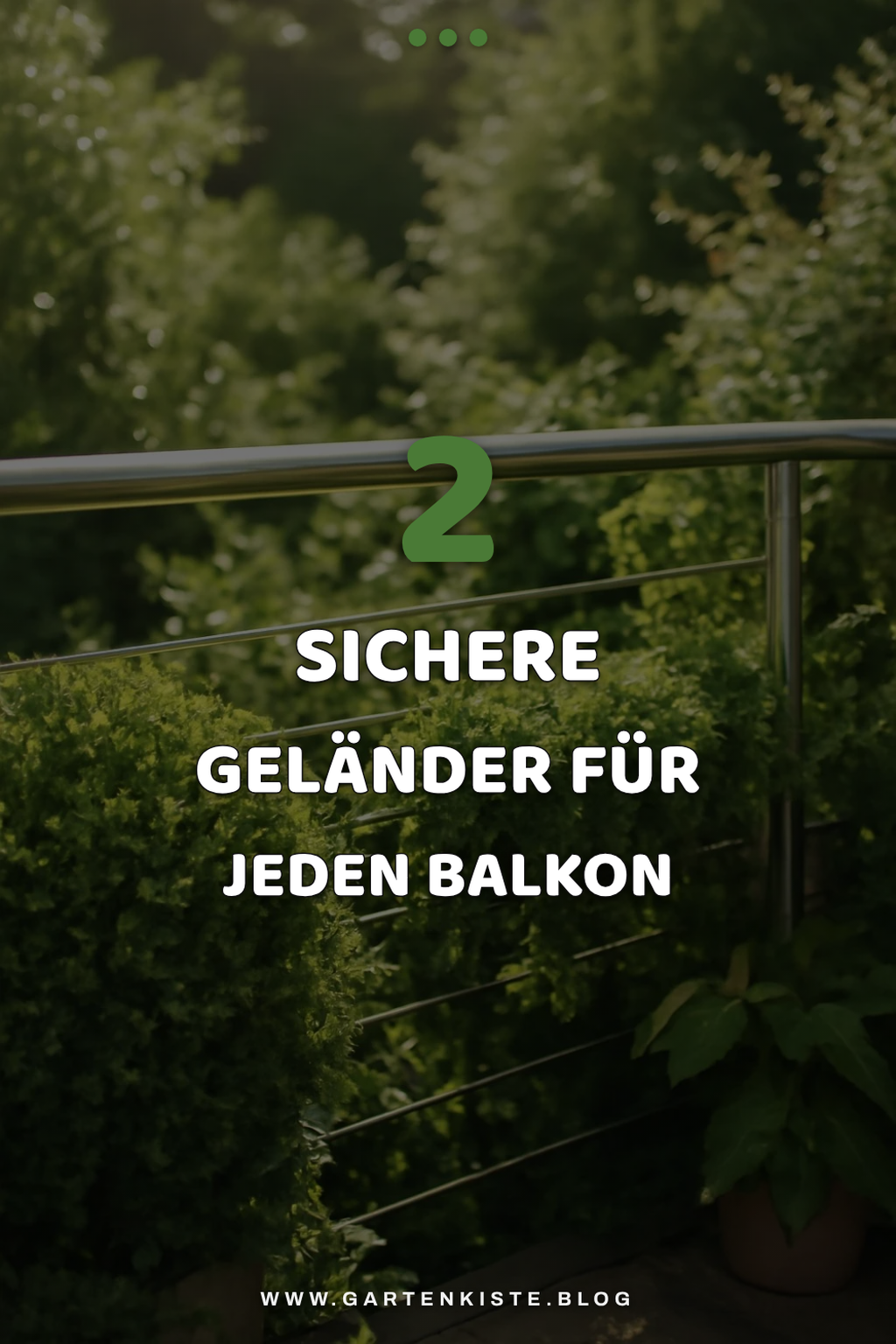 Wie du dein Balkon-Geländer sicher machst