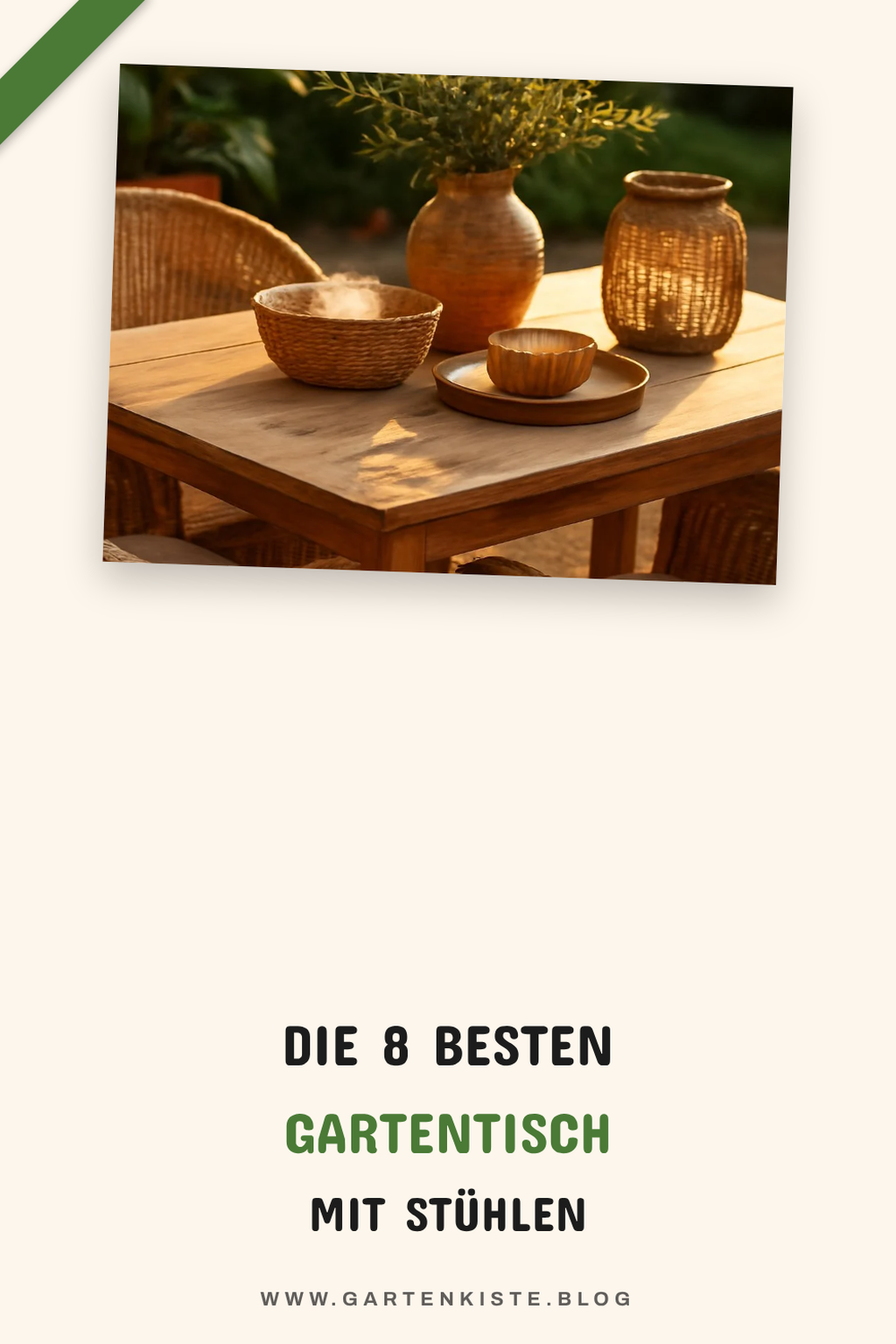 Die 8 besten Gartentisch mit Stühlen im Test 2026