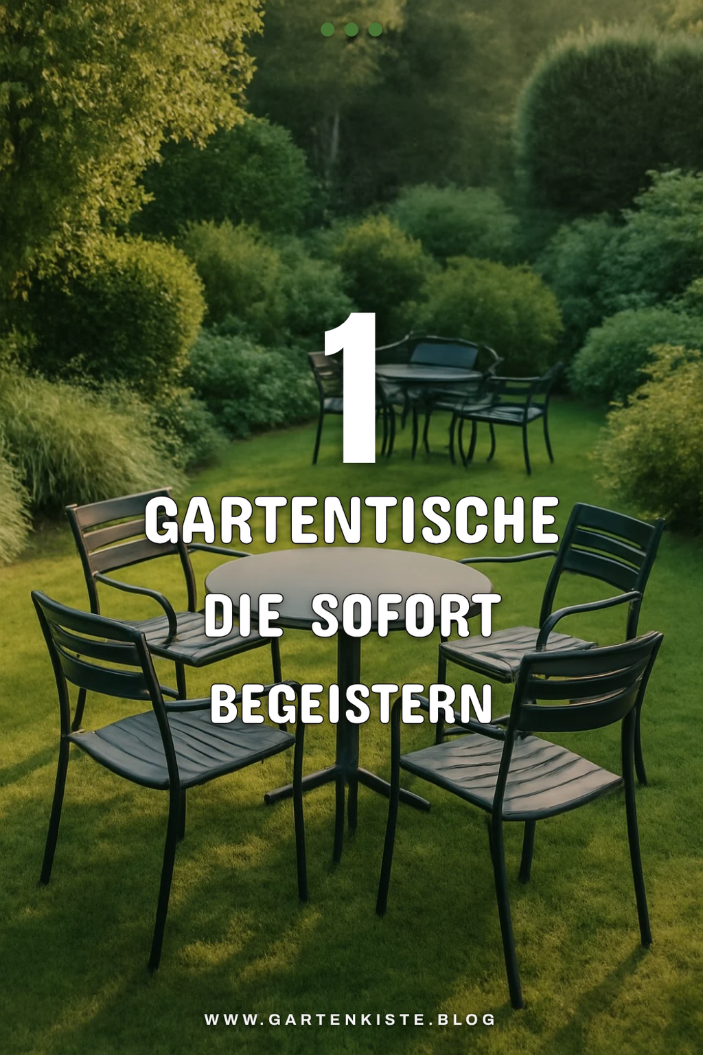 Diese 3 Gartentische machen deinen Garten zum Hingucker
