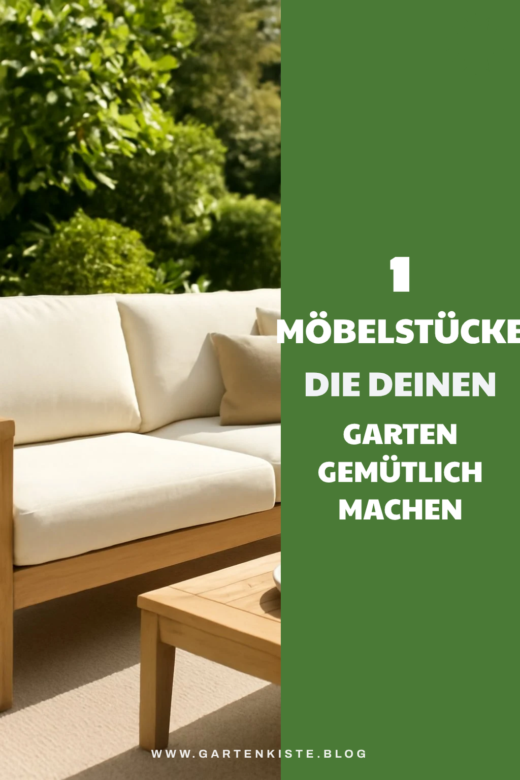 So findest du die besten Lounge Möbel für deinen Garten