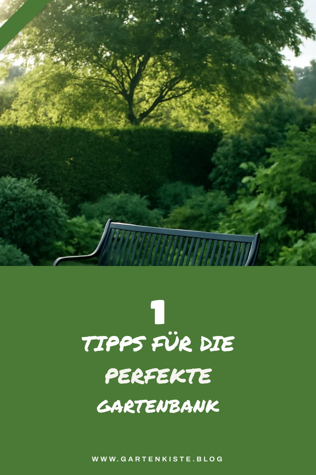 So findest du die perfekte Gartenbank aus Metall