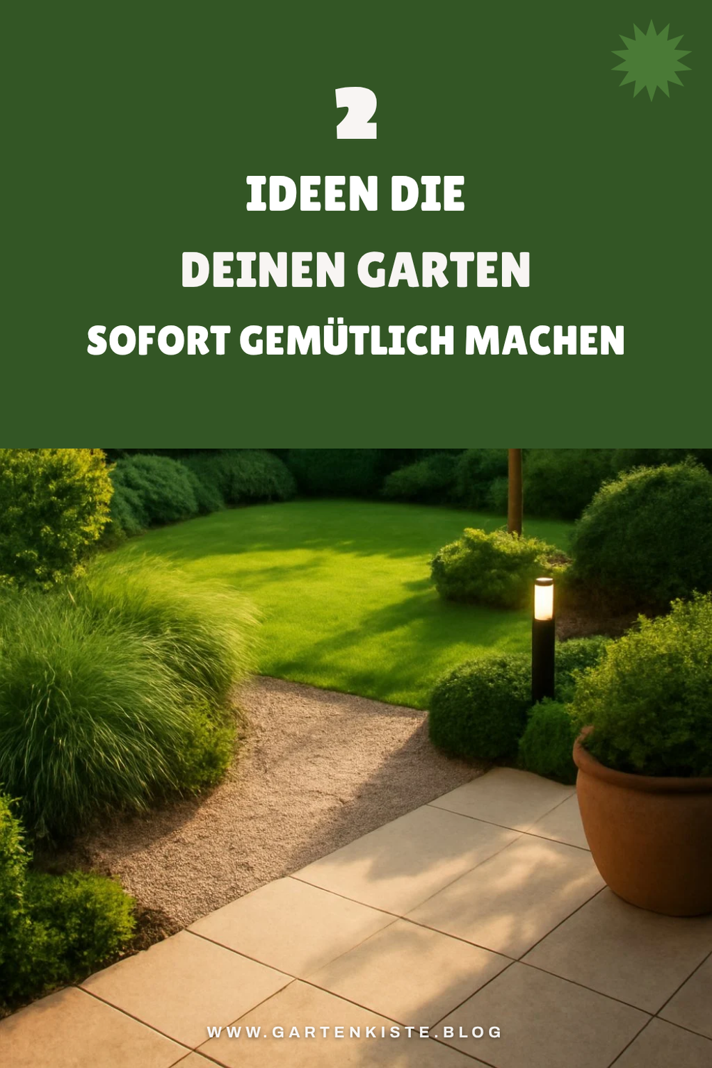 So verwandelst du deinen Garten in eine abendliche Oase