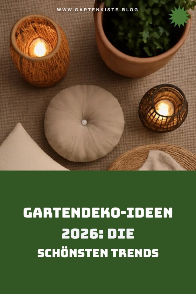 Gartendeko-Ideen 2026: Die schönsten Trends