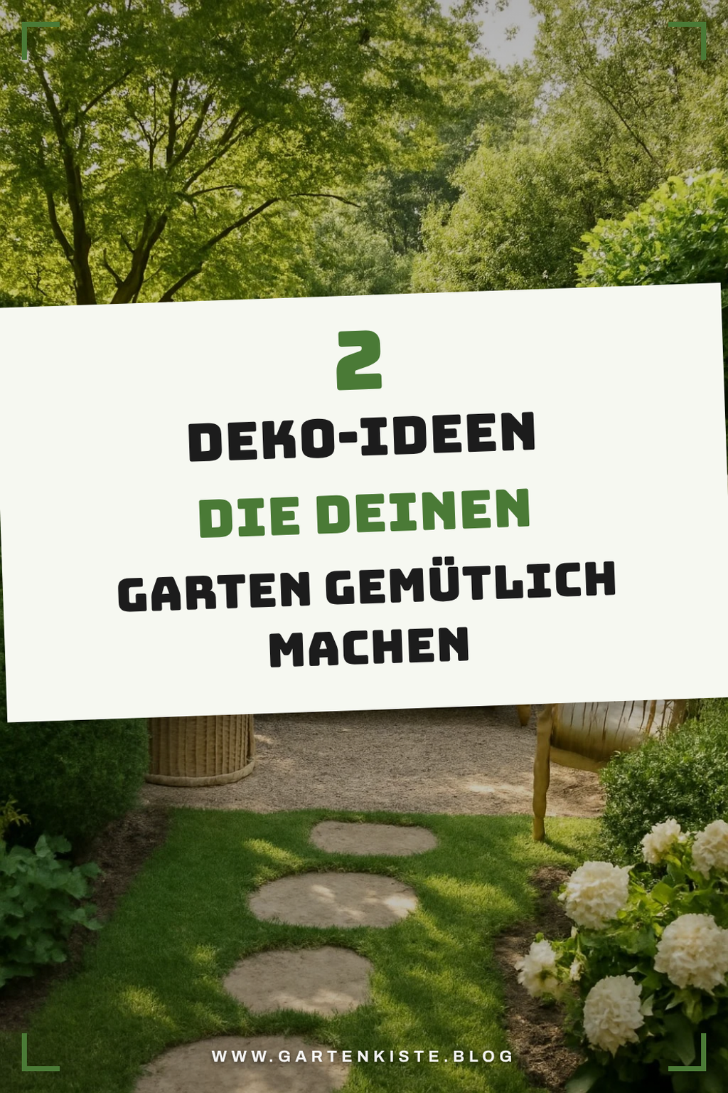 So verwandelst du deinen Garten in einen Rückzugsort