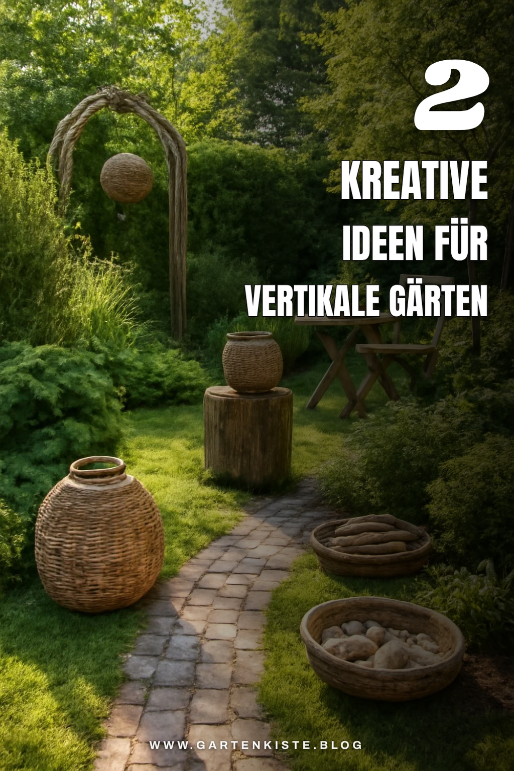 Vertikale Gärten für kleinen Raum