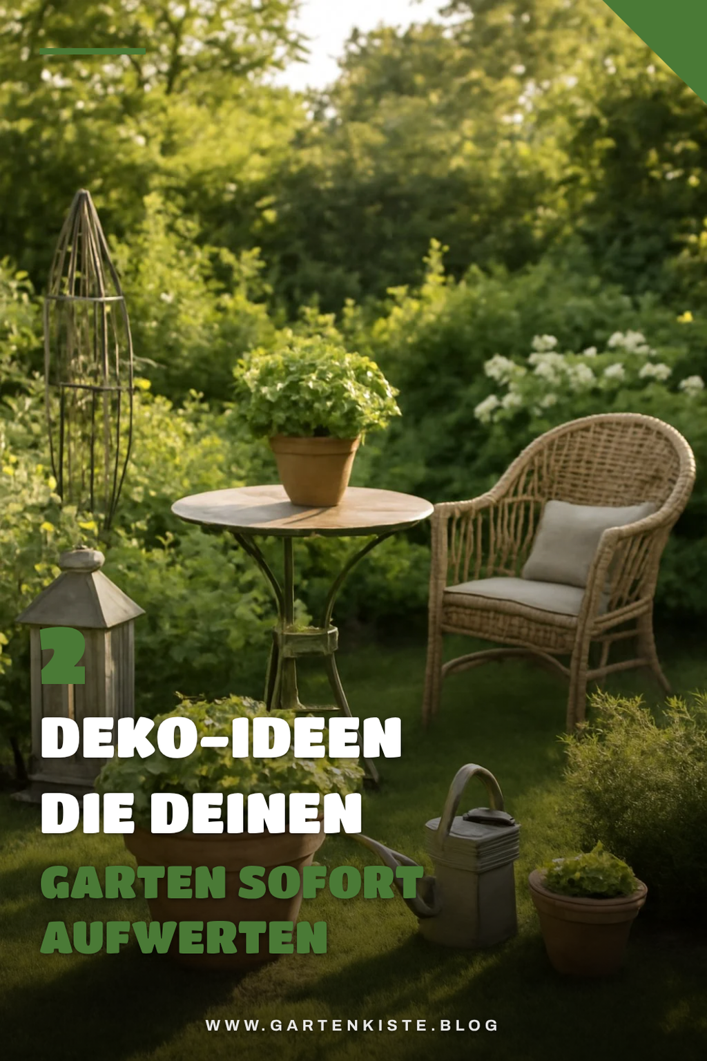So verleihst du deinem Garten mit einfachen Tricks Stil