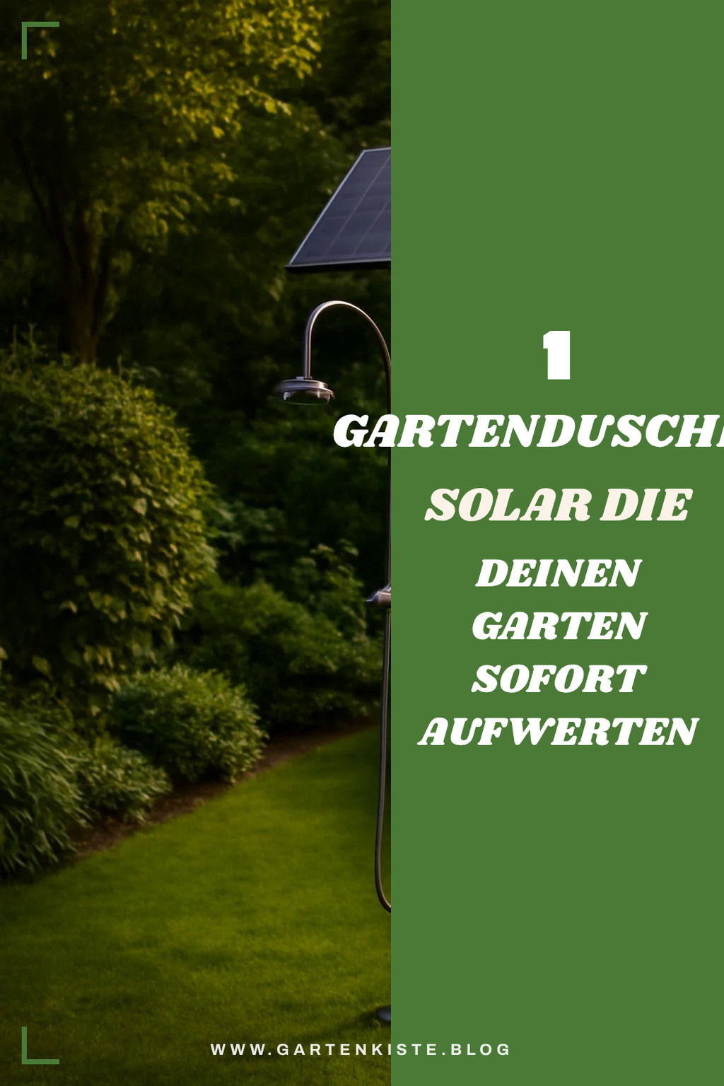 So findest du die beste Gartendusche Solar für deinen Garten