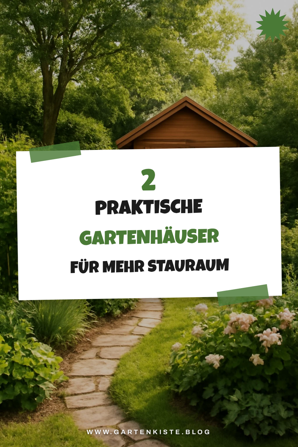 Diese Gartenhäuser bieten viel Stauraum