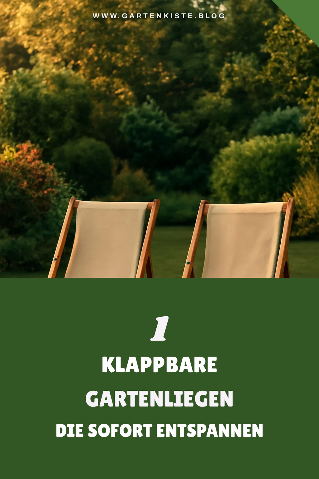 Die besten klappbaren Gartenliegen für entspannte Sommertage