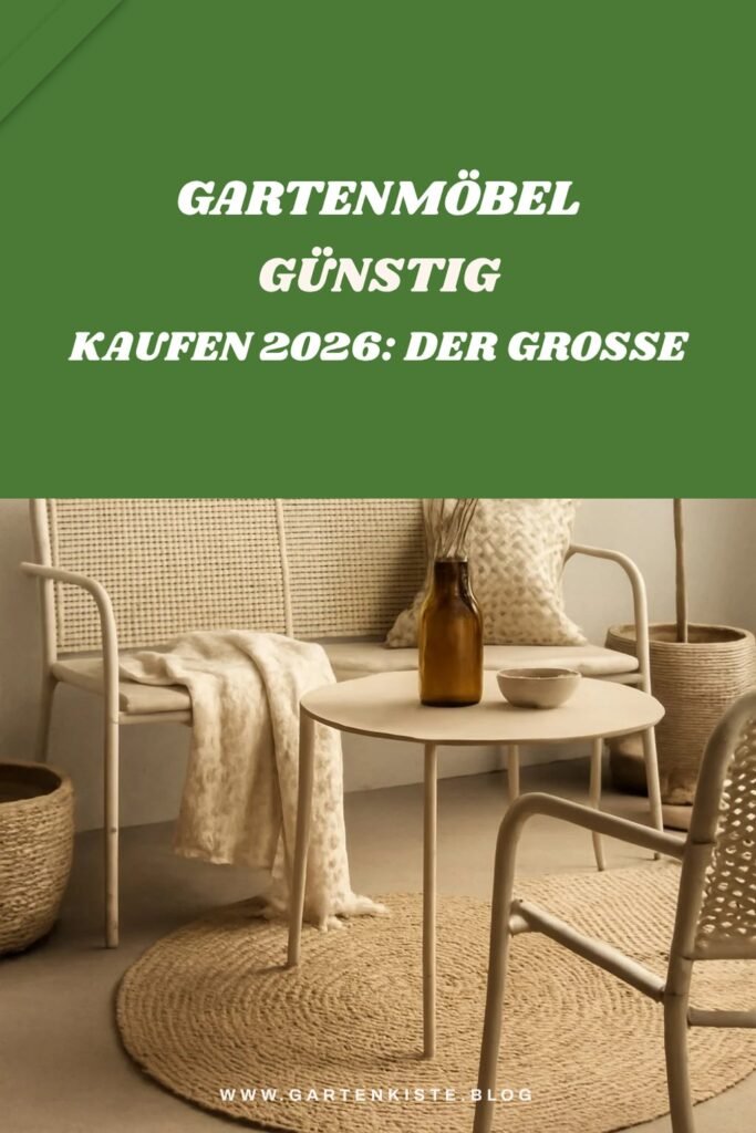 Gartenmöbel Günstig kaufen 2026: Der große Ratgeber