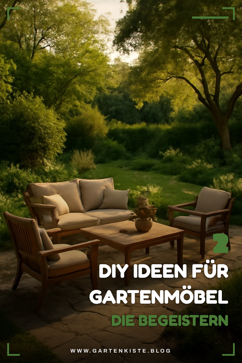 DIY-Ideen für individuelle Gartenmöbel