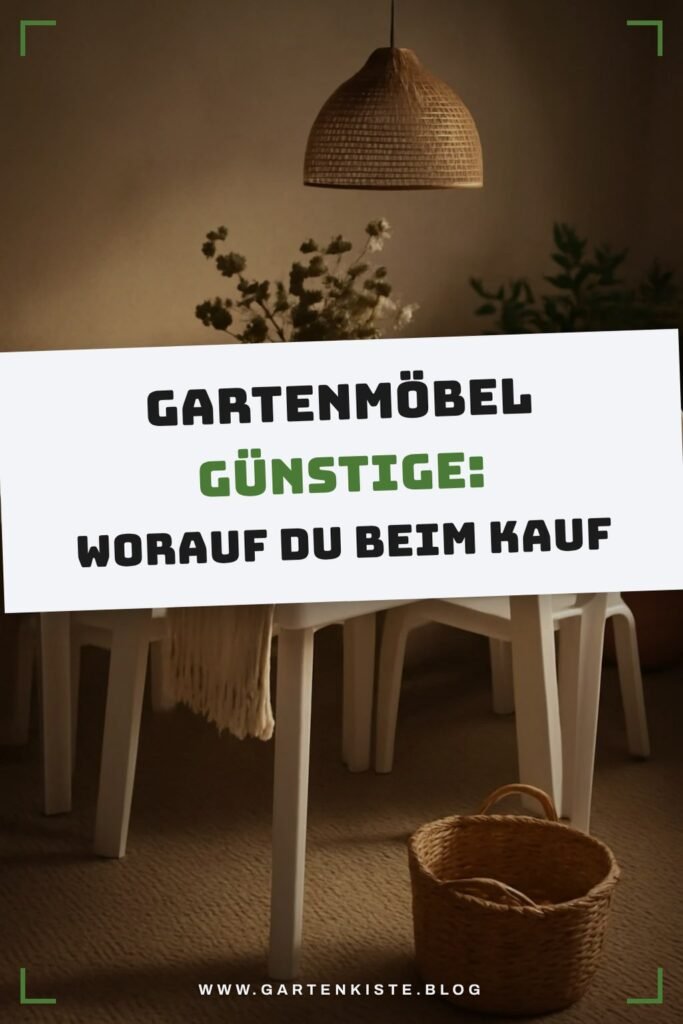 Gartenmöbel Günstige: Worauf du beim Kauf achten musst