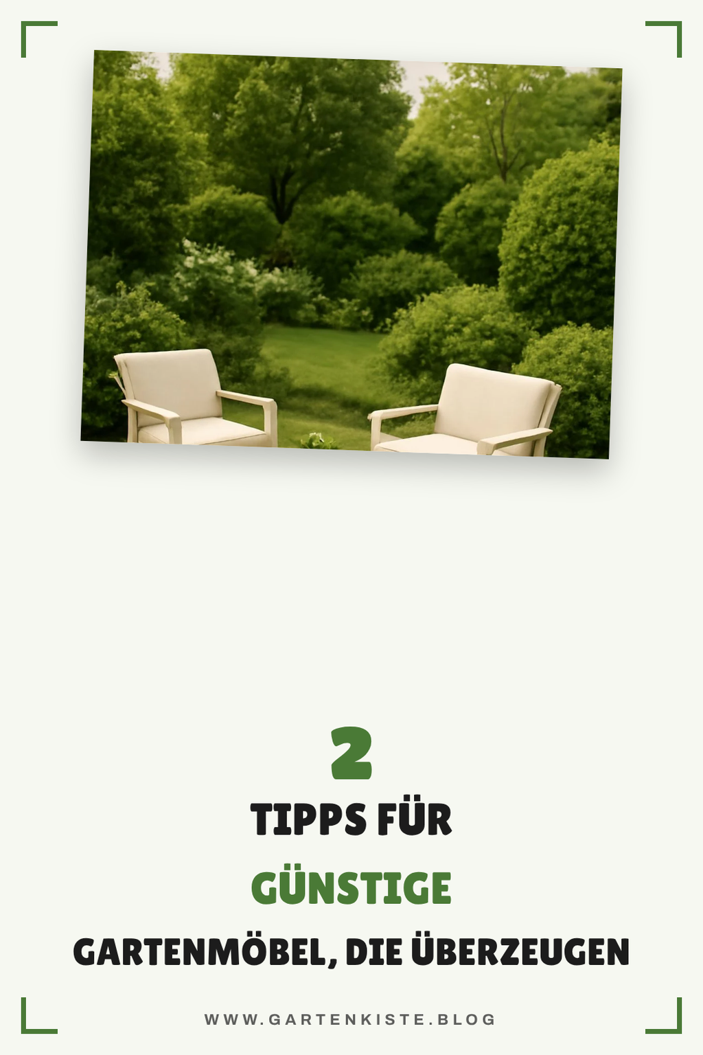 So findest du die besten Gartenmöbel zum kleinen Preis