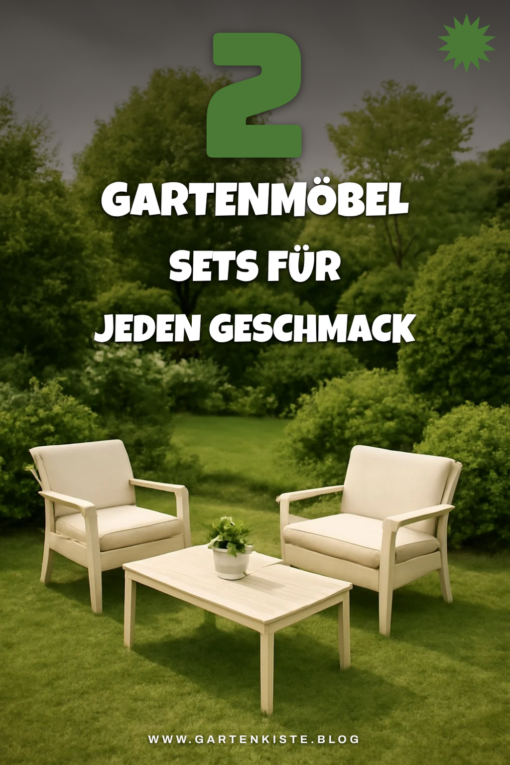 Gartenmöbel Sets für jeden Bedarf