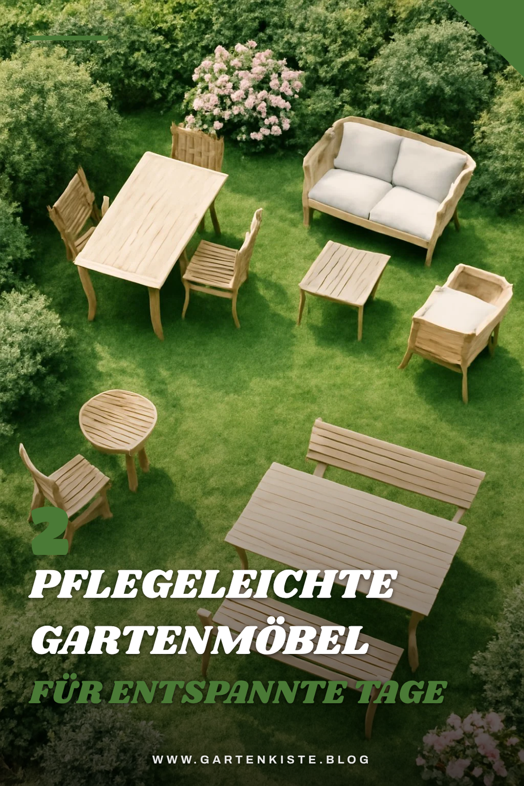 Pflegeleichte Möbel für den Garten