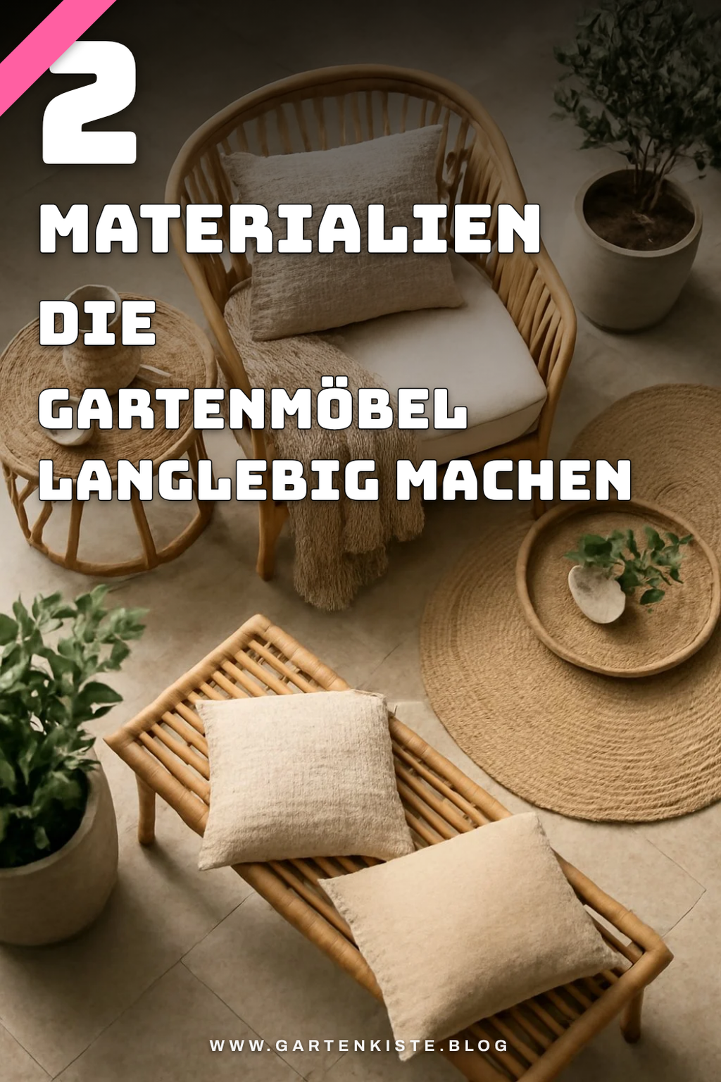 Diese Materialien machen Gartenmöbel langlebig