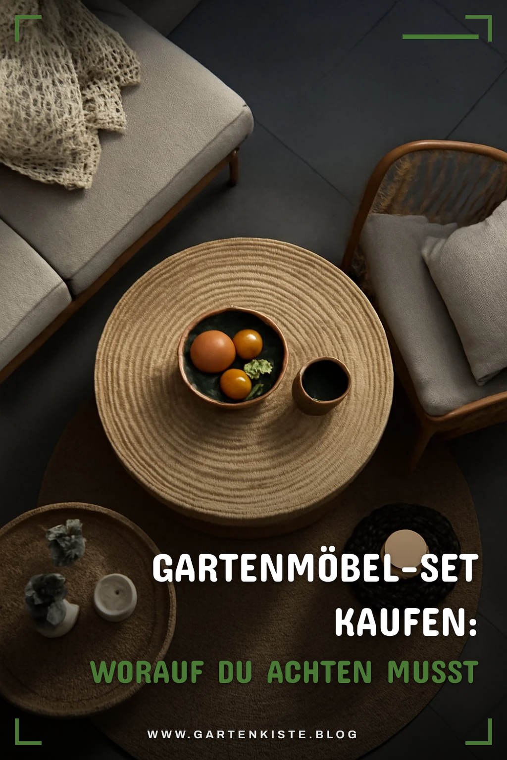 Gartenmöbel-Set kaufen: Worauf du achten musst