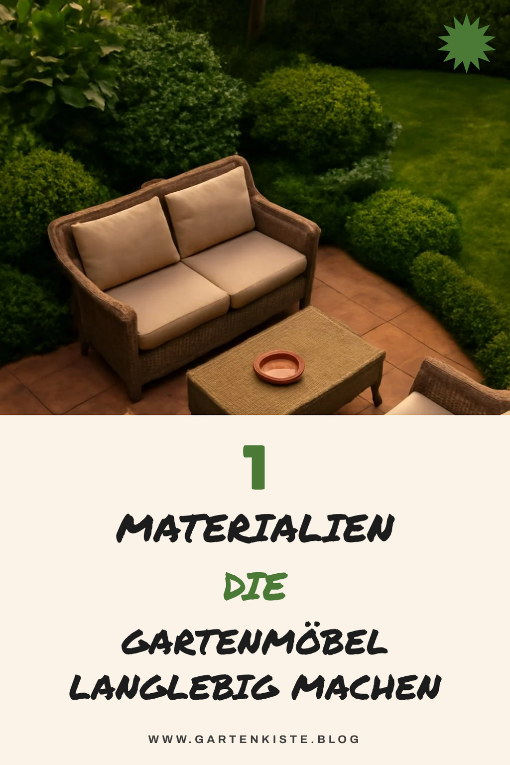 So wählst du das richtige Material für Gartenmöbel