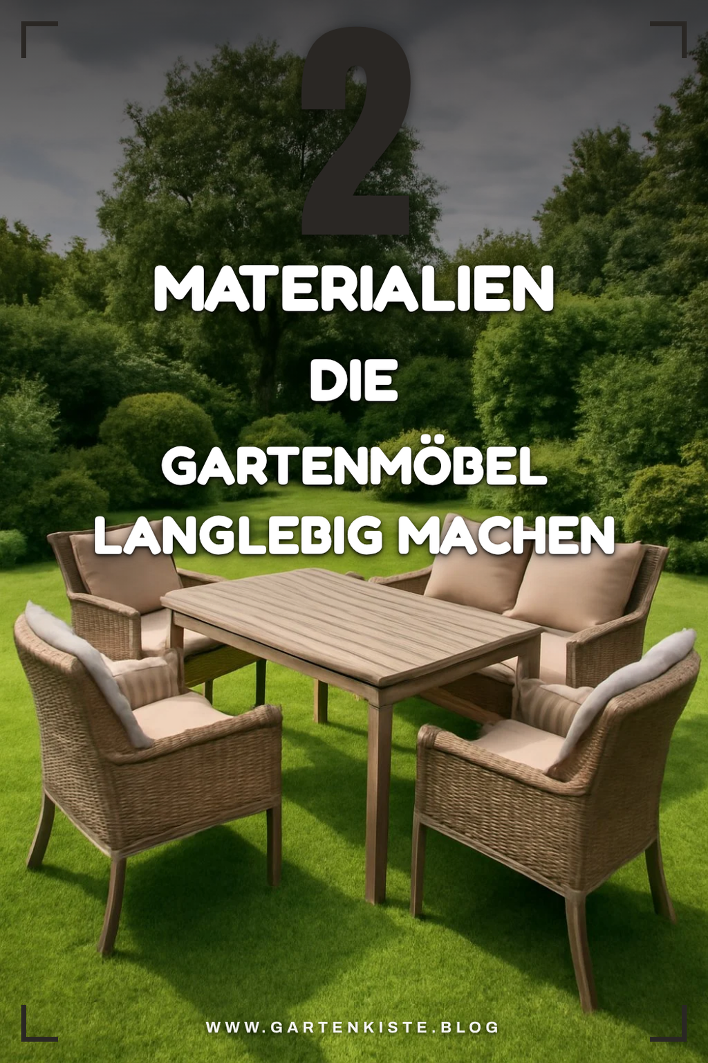 Die besten Materialien für Gartenmöbel-Sets