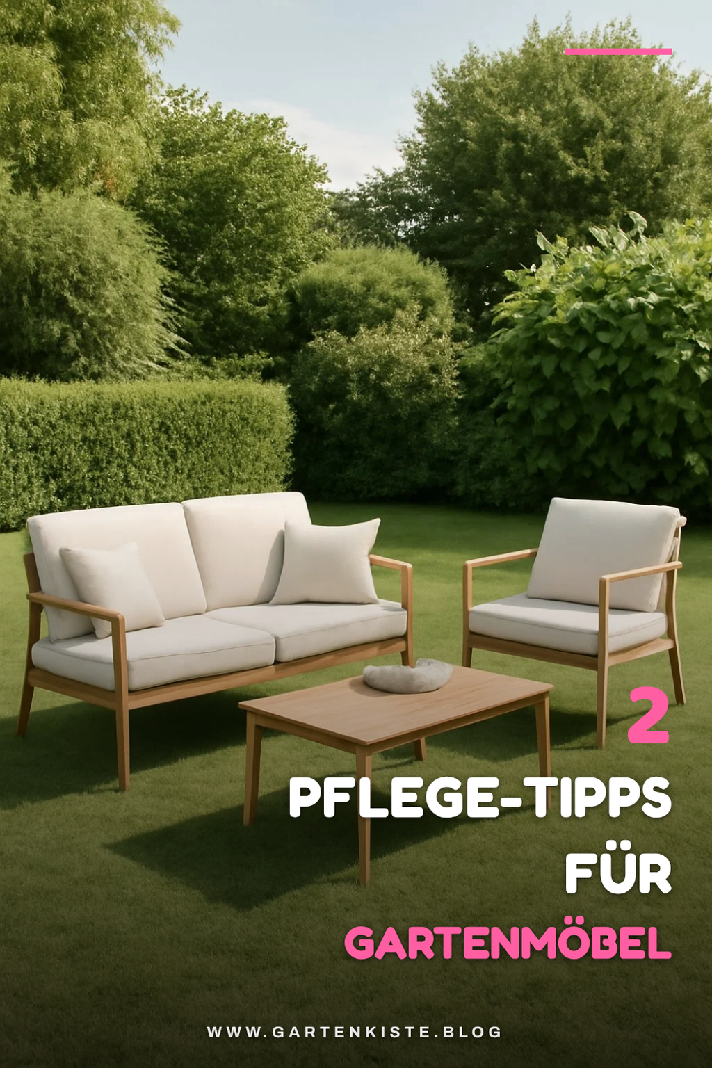 Pflege und Wartung von Gartenmöbel-Sets