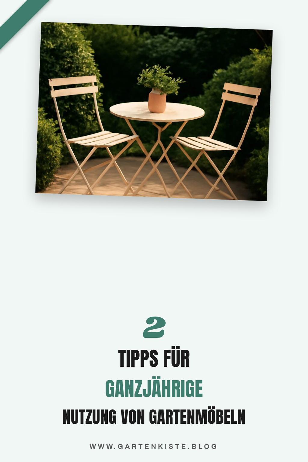 Gartenmöbel-Sets für jede Jahreszeit