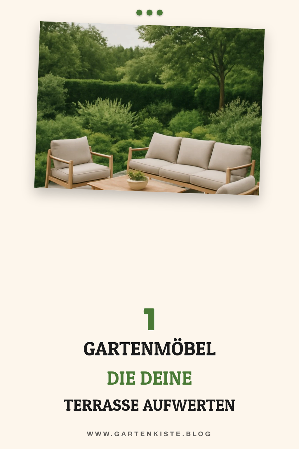 So findest du die besten Gartenmöbel für deine Terrasse