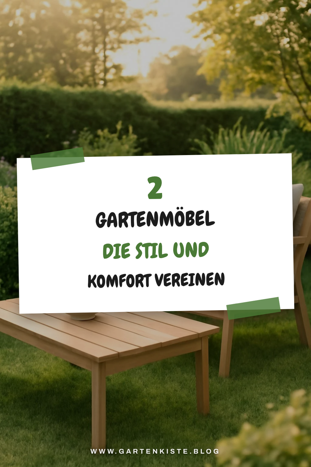 Diese Gartenmöbel sorgen für Komfort und Stil
