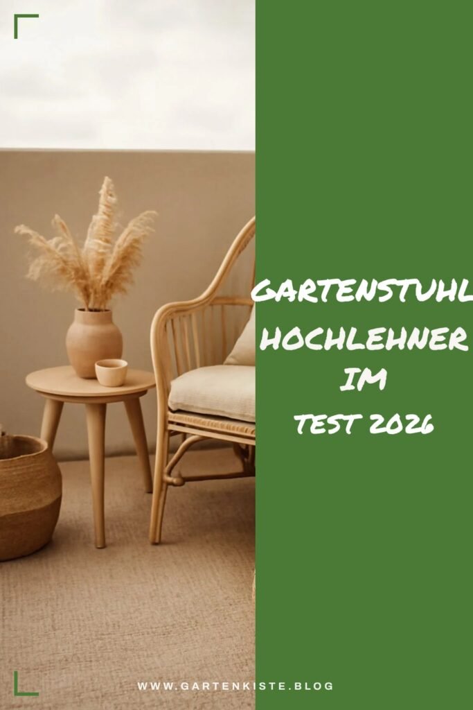 Gartenstuhl Hochlehner im Test 2026: Die 8 besten Modelle