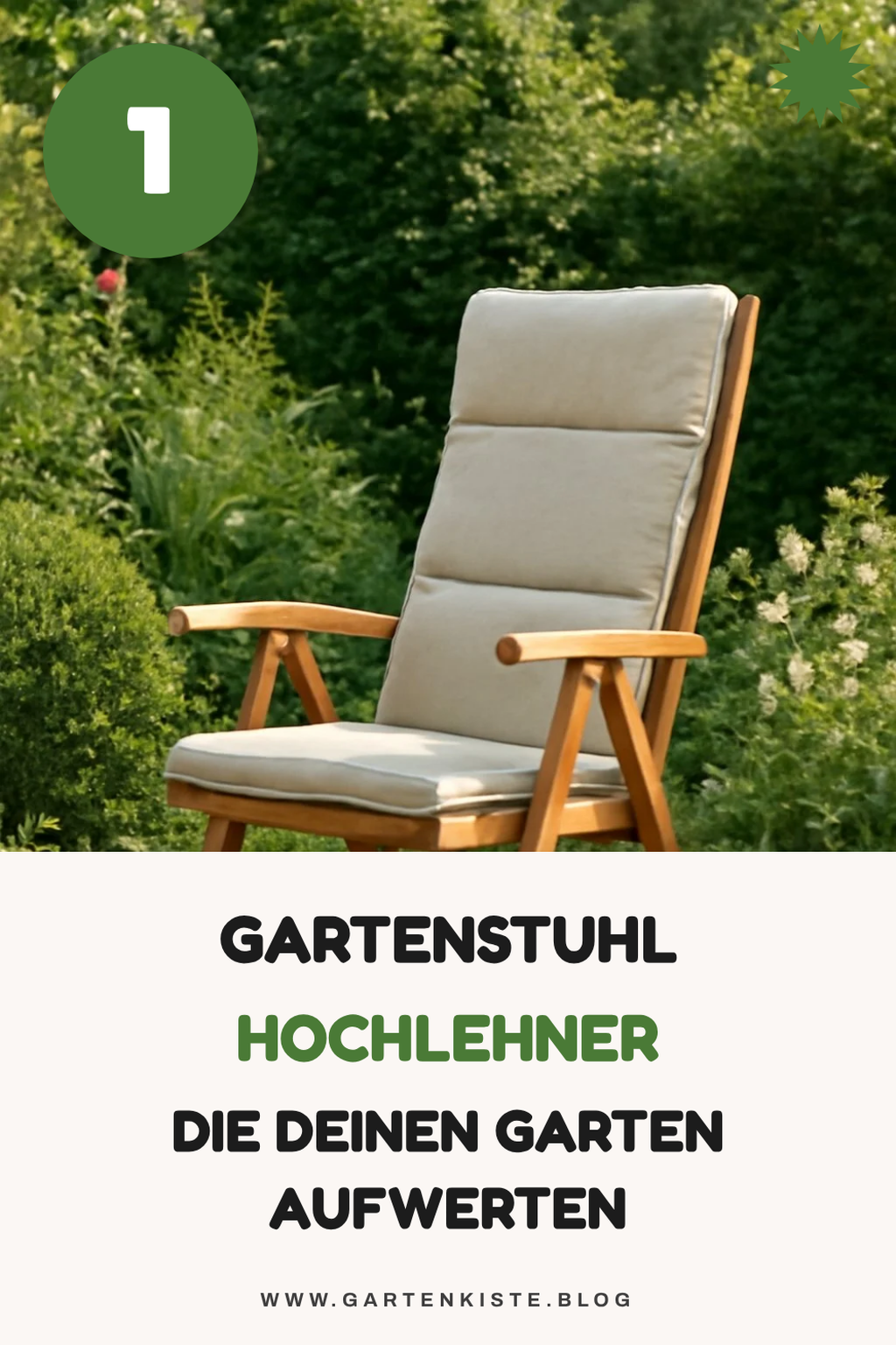 Die besten Gartenstuhl Hochlehner für jeden Stil