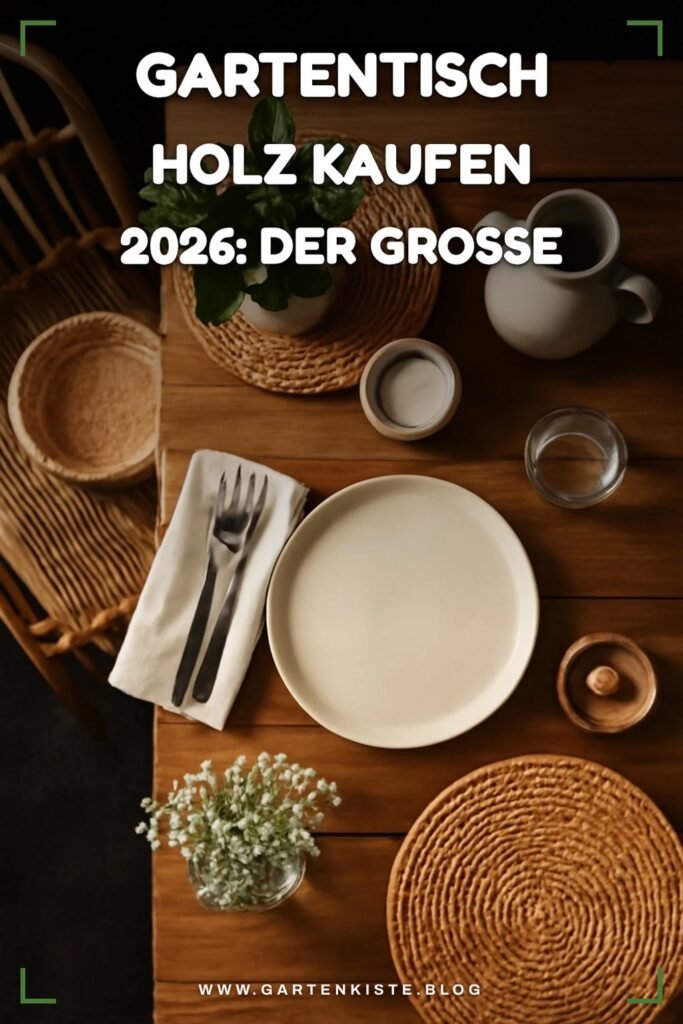 Gartentisch Holz kaufen 2026: Der große Ratgeber