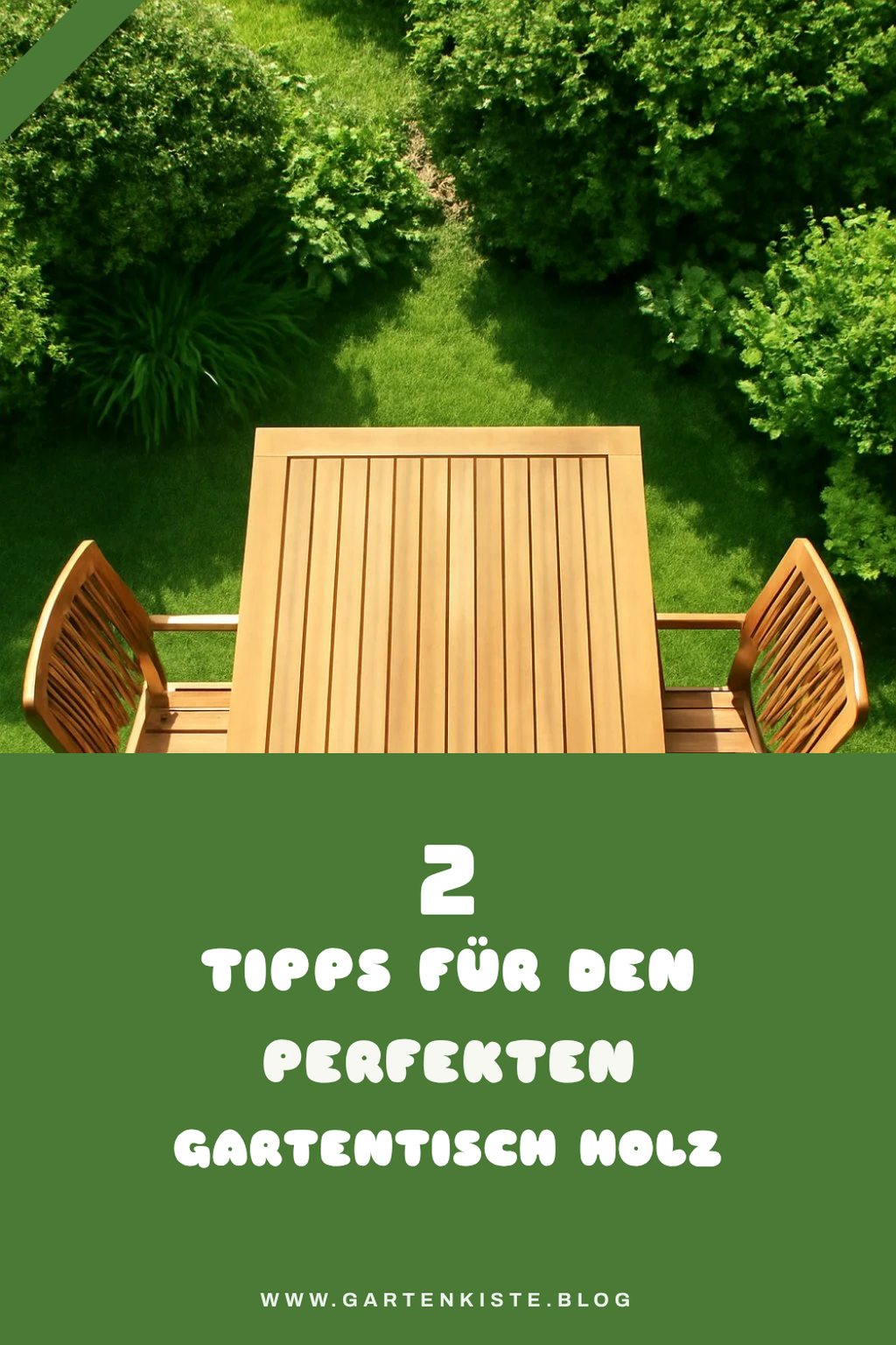 So wählst du den besten Gartentisch Holz aus