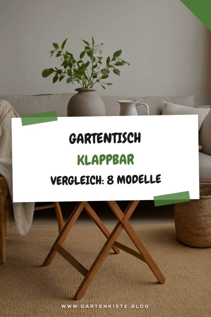 Gartentisch Klappbar Vergleich: 8 Modelle im Check