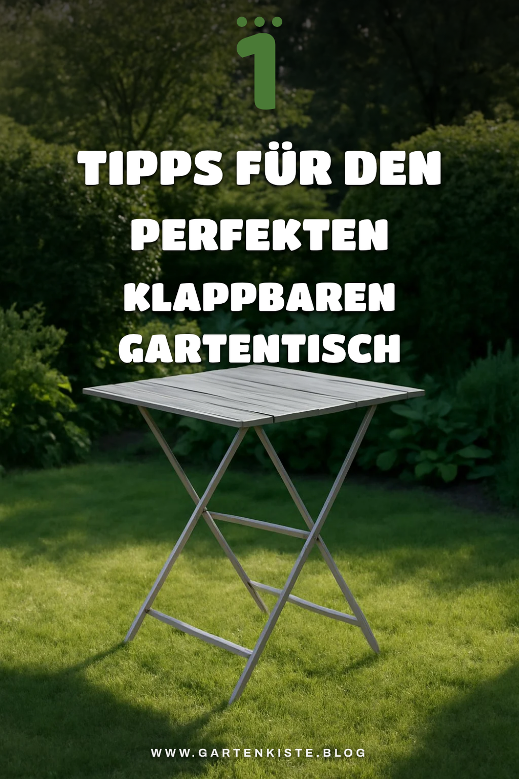 So findest du den perfekten klappbaren Gartentisch für deinen Bedarf