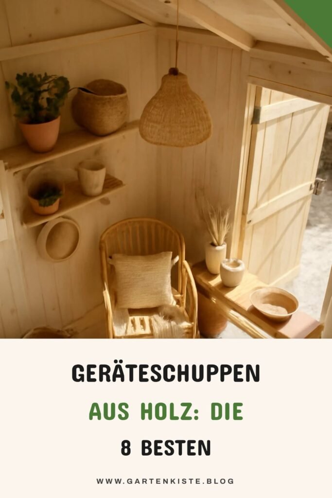Geräteschuppen aus Holz: Die 8 besten Modelle im Test