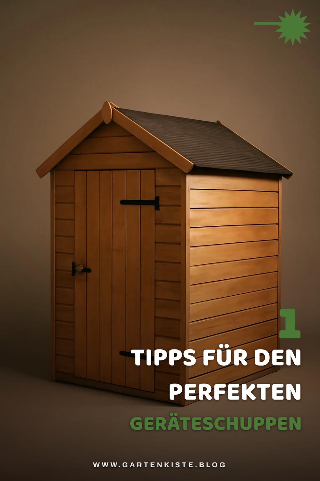 So wählst du den perfekten Geräteschuppen aus Holz