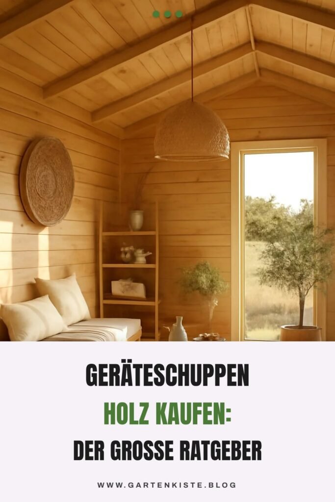 Geräteschuppen Holz kaufen: Der große Ratgeber 2026