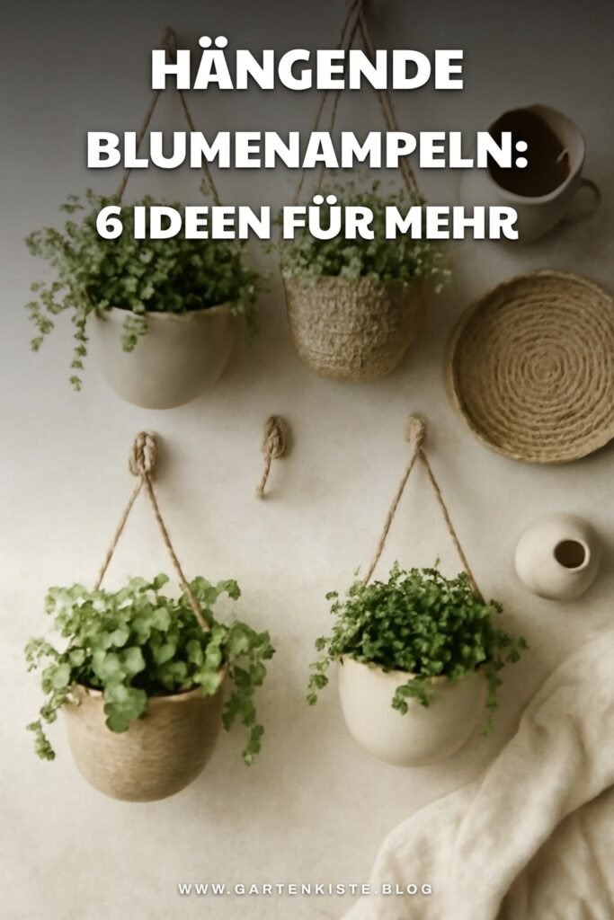 Hängende Blumenampeln: 6 Ideen für mehr Grün