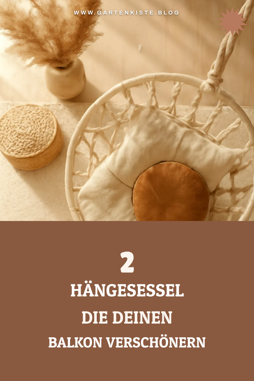 5 stylische Hängesessel für den Balkon