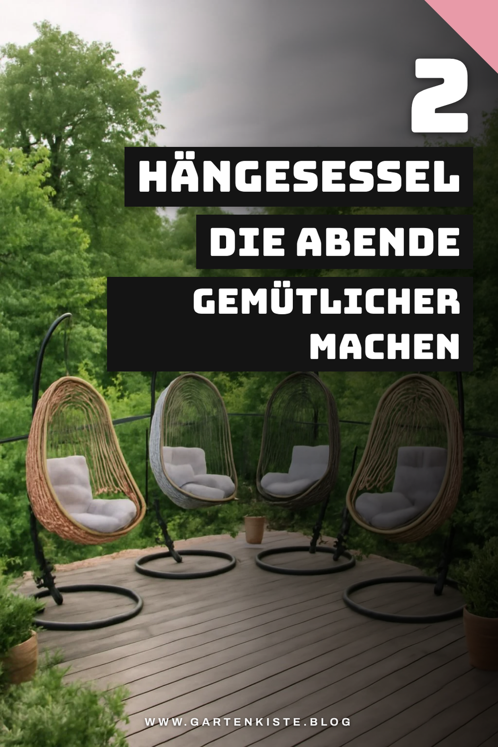 4 Hängesessel für gemütliche Abende