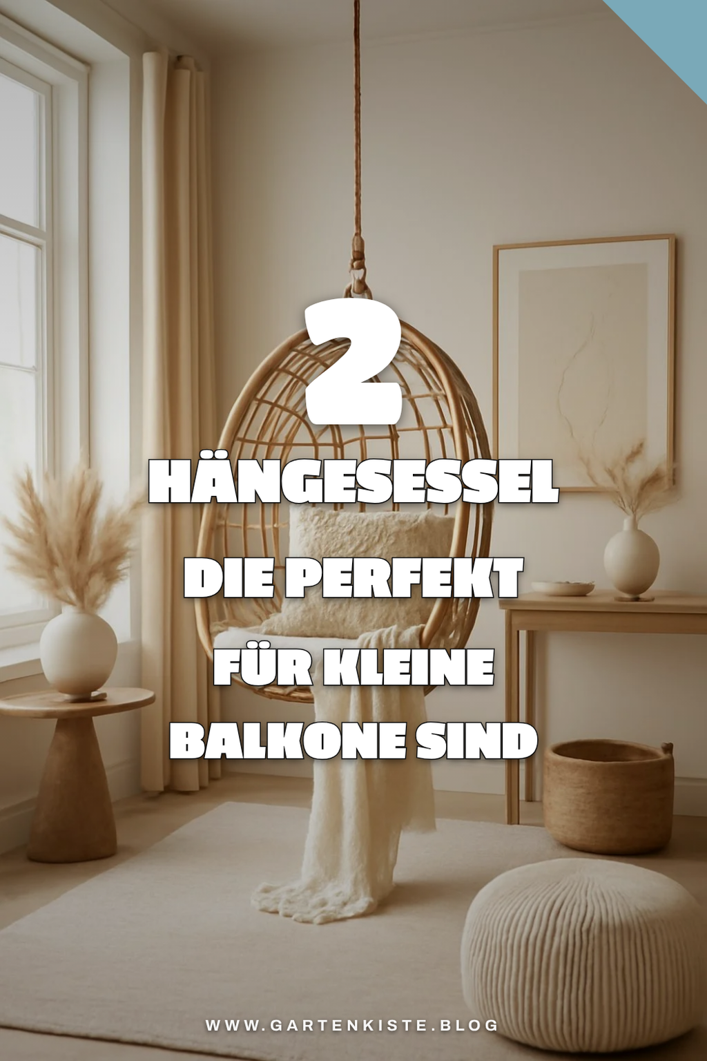 Die besten Hängesessel für kleine Balkone