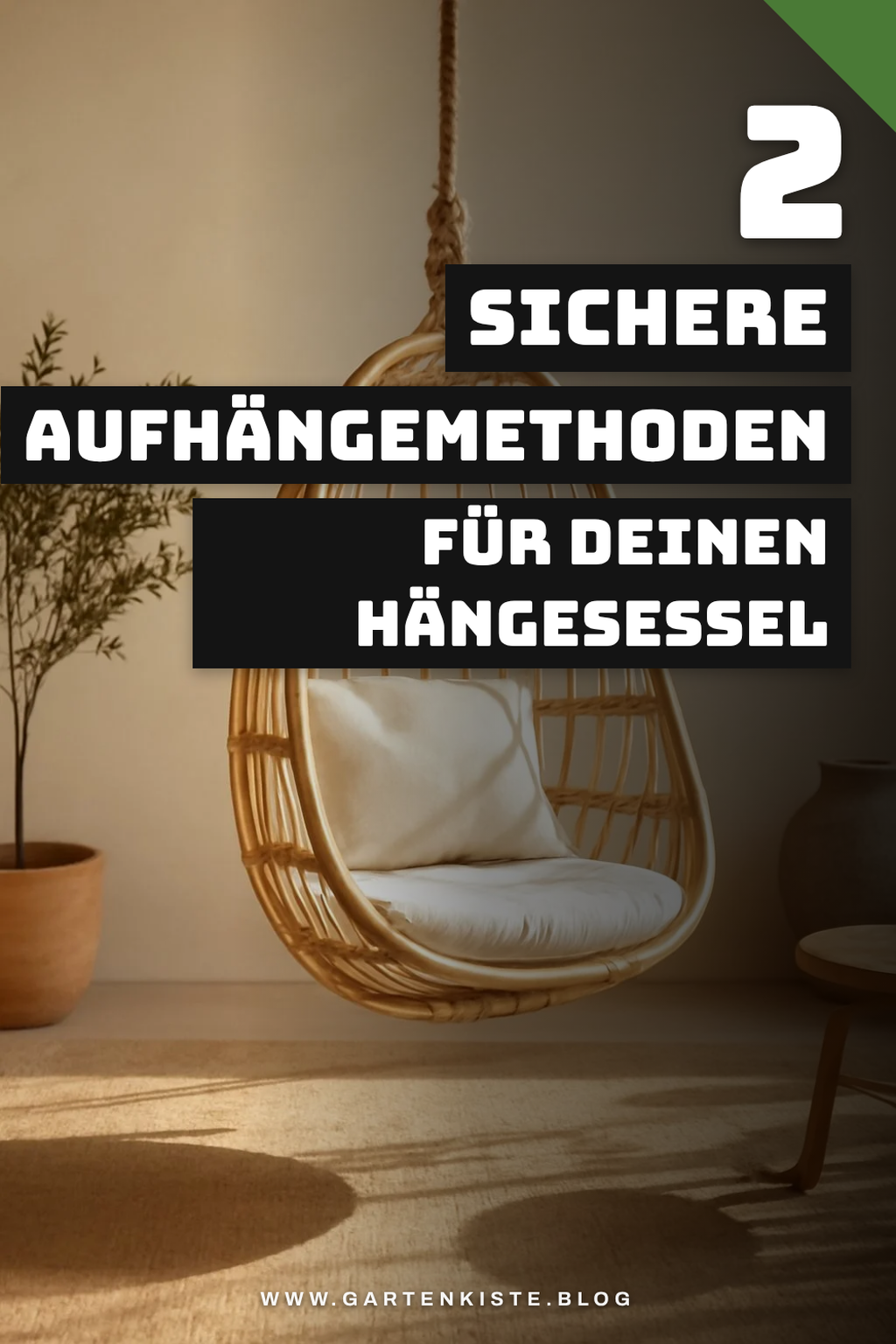 Sichere Aufhängemöglichkeiten