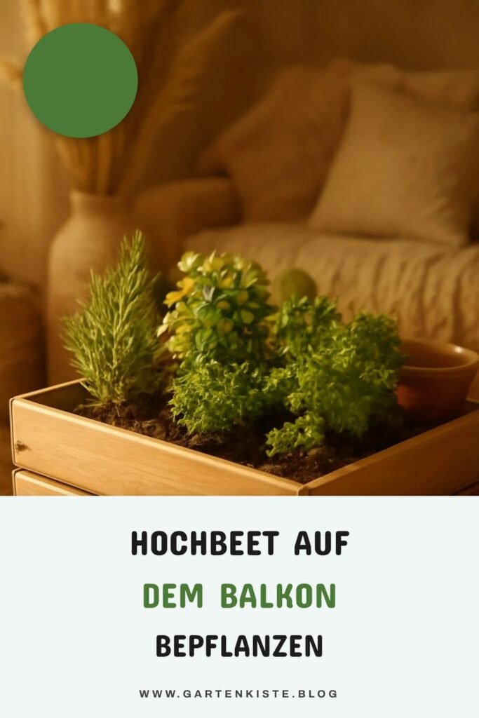 Hochbeet auf dem Balkon bepflanzen: Die besten Tipps