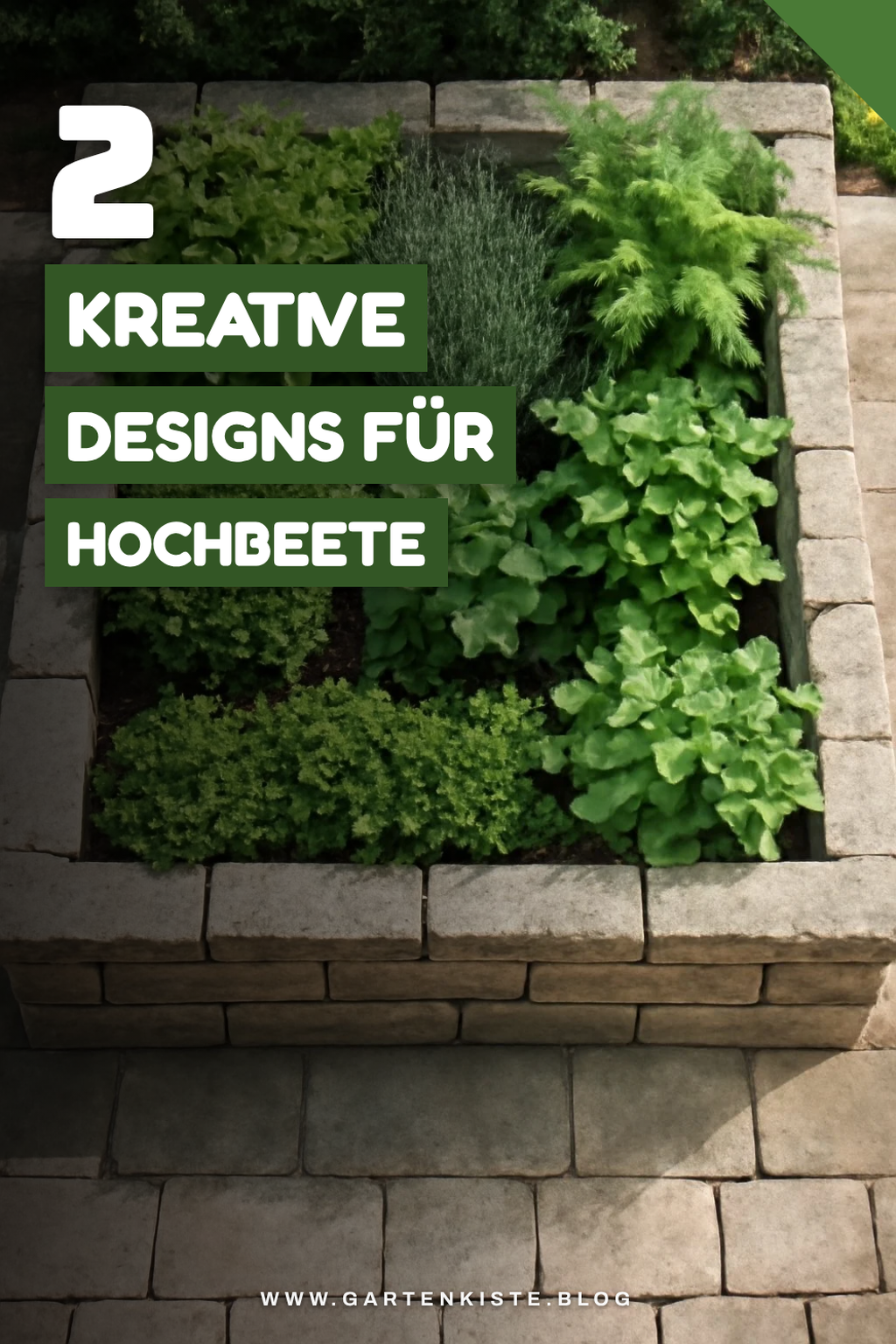 Die besten Designs für Hochbeete aus Stein